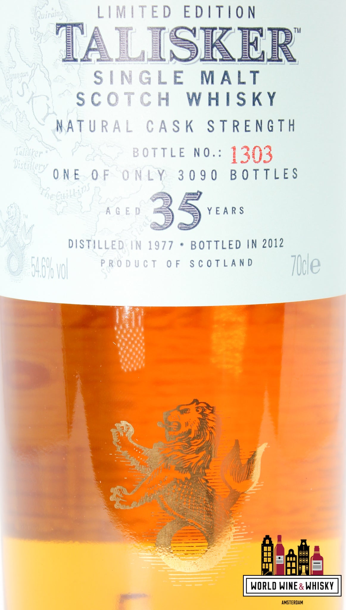 Talisker 35 Years Old 1977 2012 - Diageo Special Releases 2012 - Limited Edition 54.6% (1 of 3090) - WORLD WINE WHISKY 