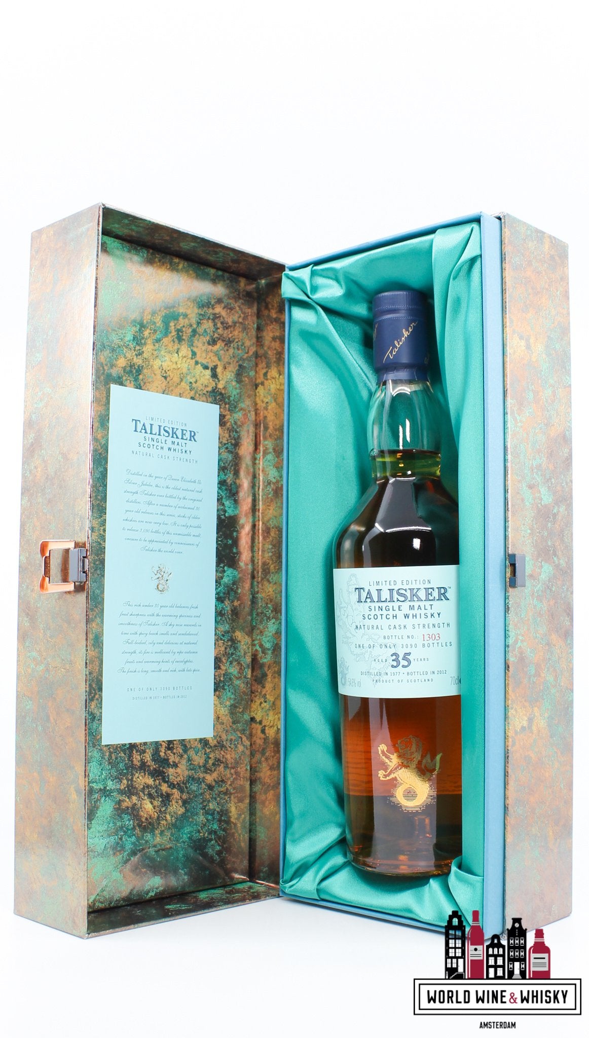 Talisker 35 Years Old 1977 2012 - Diageo Special Releases 2012 - Limited Edition 54.6% (1 of 3090) - WORLD WINE WHISKY 