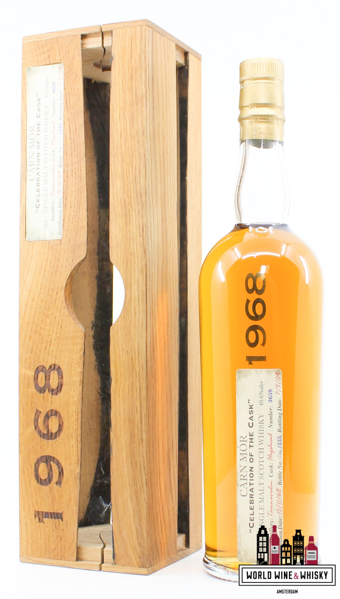 Tamnavulin 40 Years Old 1968 2009 - Càrn Mòr Celebration of the Cask - Morrison and MacKay - Cask 3659 40.6% (1 of 335) - WORLD WINE WHISKY 