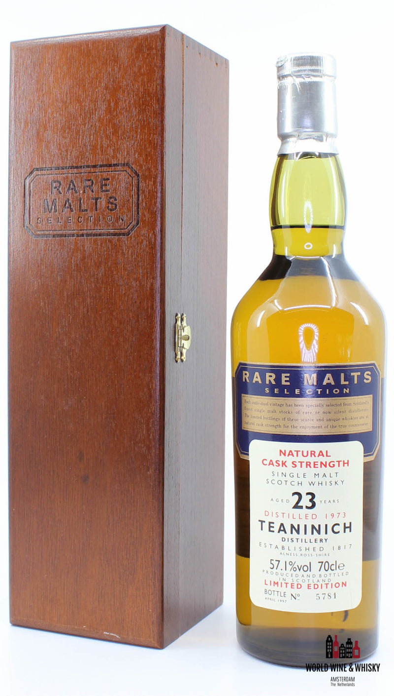 Teaninich 23 Years Old 1973 1997 Rare Malts Selection 57.1% (in wooden box) - WORLD WINE WHISKY 