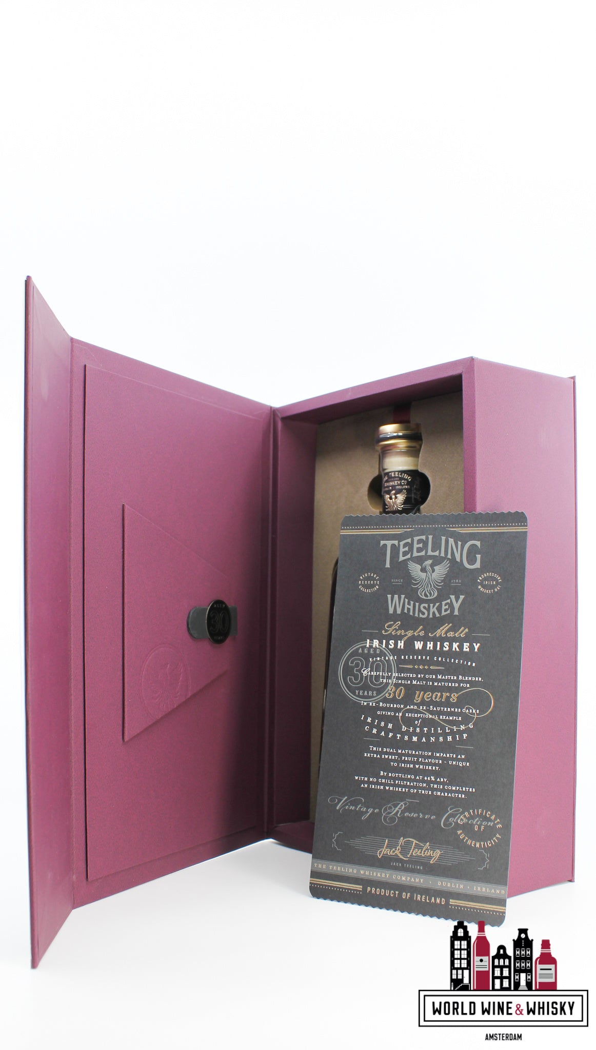 Teeling 30 Years Old 1991 2021 - Vintage Reserve Collection 46% (1 of 4000) - WORLD WINE WHISKY 