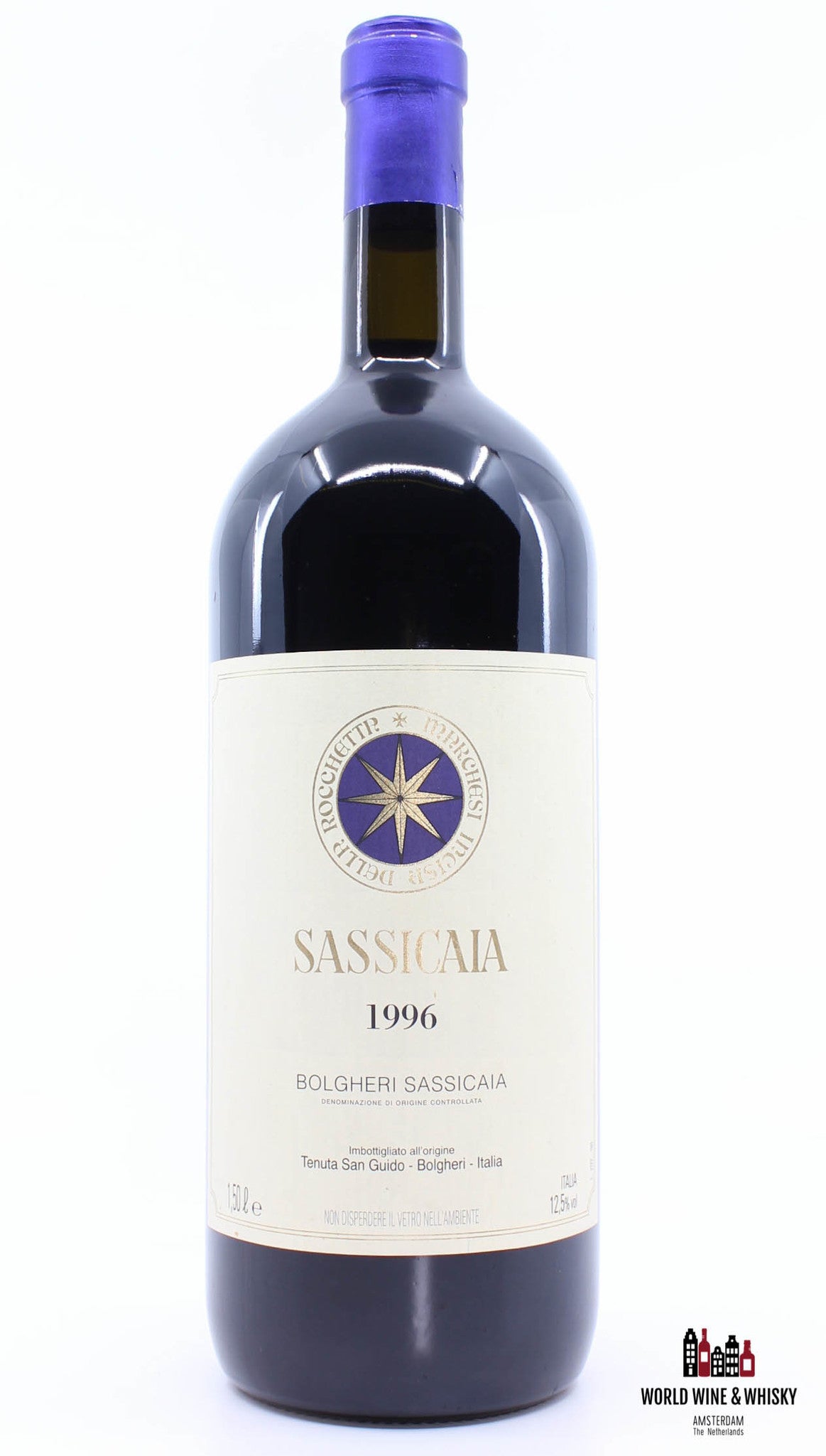 Tenuta San Guido Sassicaia 1996 Magnum (1,5L) - WORLD WINE WHISKY 