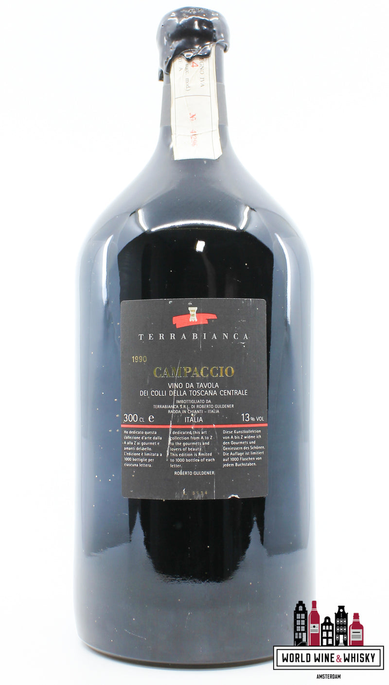 Terrabianca Campaccio 1990 - Toscana 13% 3000ml (Double Magnum) - WORLD WINE WHISKY 