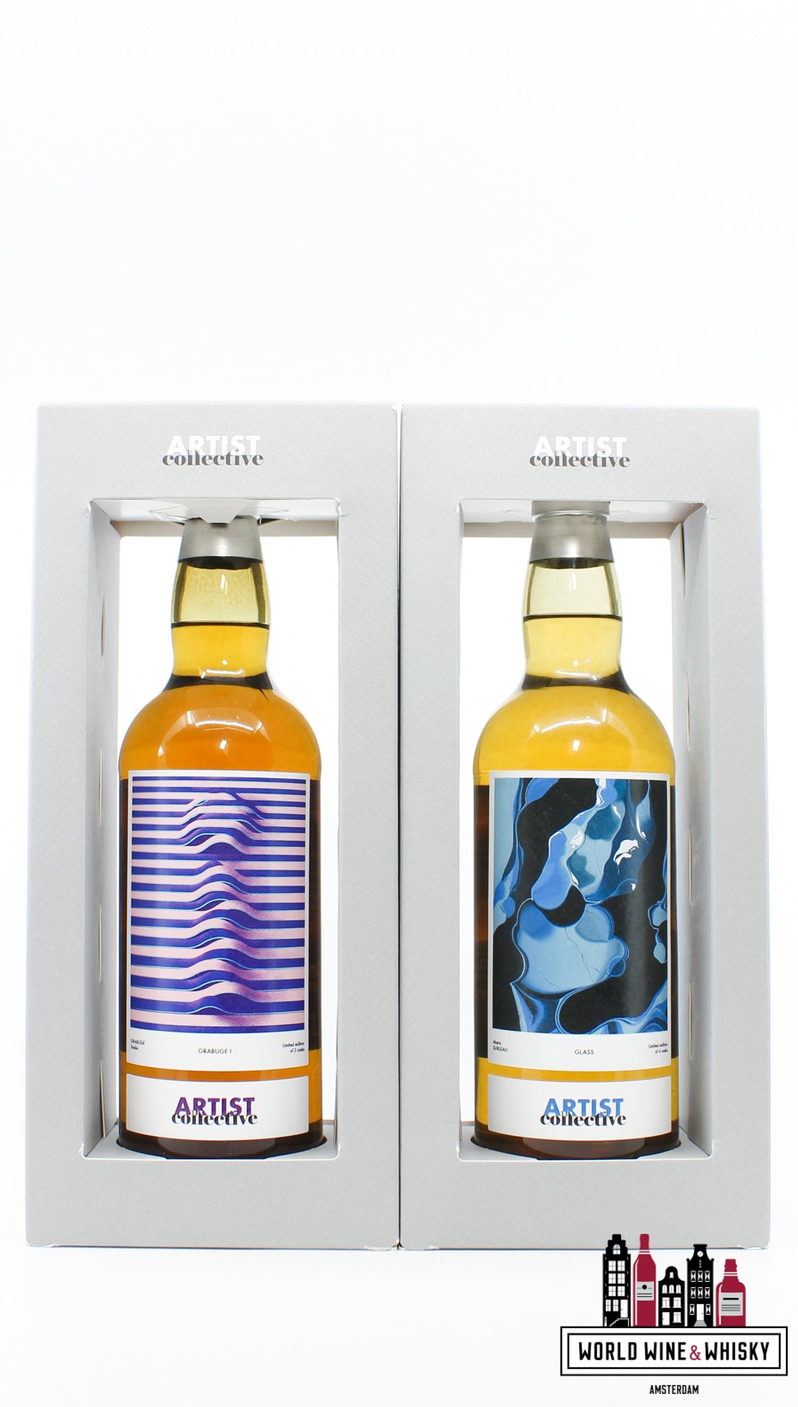 The Artist Collective #5 - La Maison du Whisky - full set of 6 bottles - WORLD WINE WHISKY 