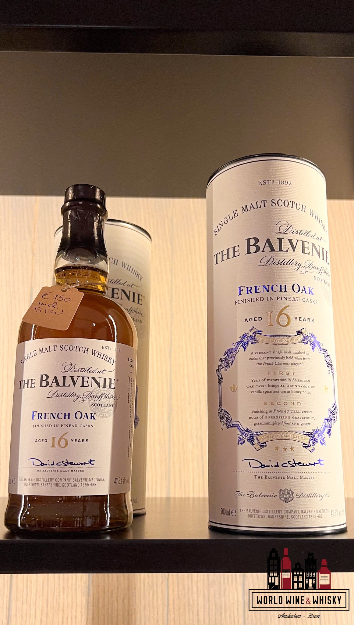 The Balvenie 16 Years Old 2023 - French Oak 47.6% - WORLD WINE WHISKY 