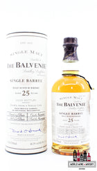 The Balvenie 25 Years Old 1974 2000 - Single Barrel Hand Bottled - Cask 15209 46.9% - WORLD WINE WHISKY 