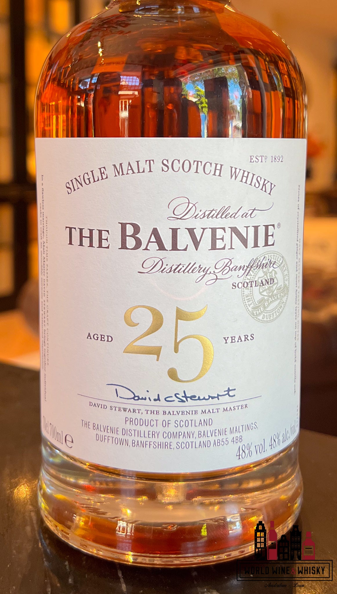 Balvenie 25 Years Old 2022 - Rare Marriages 48% at World Wine