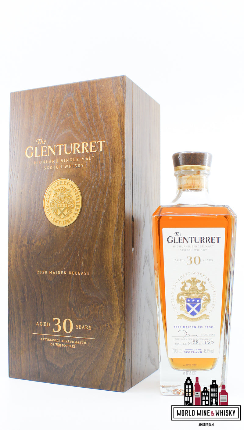 The Glenturret 30 Years Old 2020 Maiden Release 45.7% (1 of 750) - WORLD WINE WHISKY 