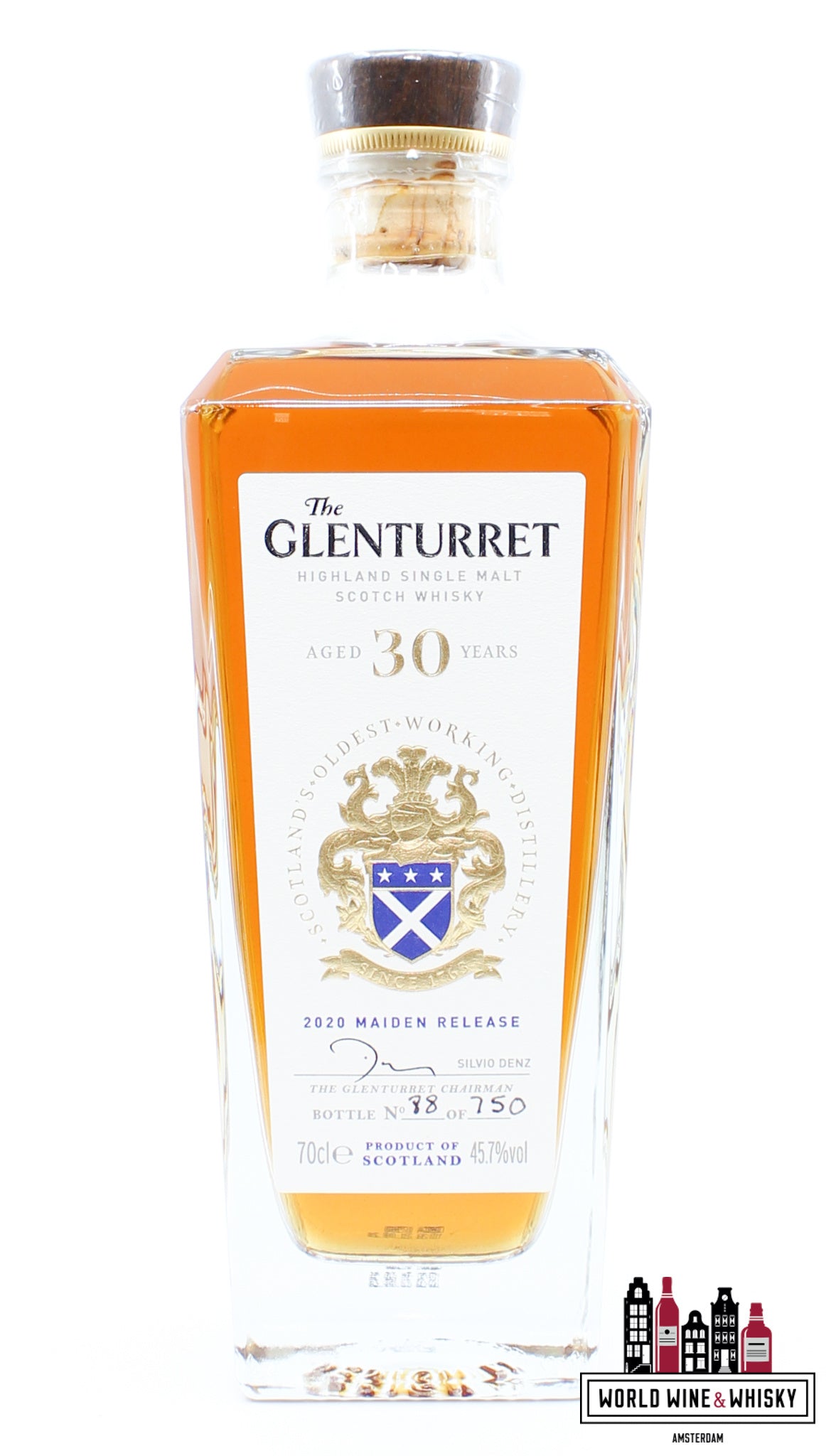 The Glenturret 30 Years Old 2020 Maiden Release 45.7% (1 of 750) - WORLD WINE WHISKY 