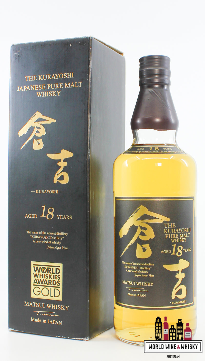 The Kurayoshi 18 Years Old - Pure Malt Whisky - Matsui Whisky 50% (1 of 1140) - WORLD WINE WHISKY 