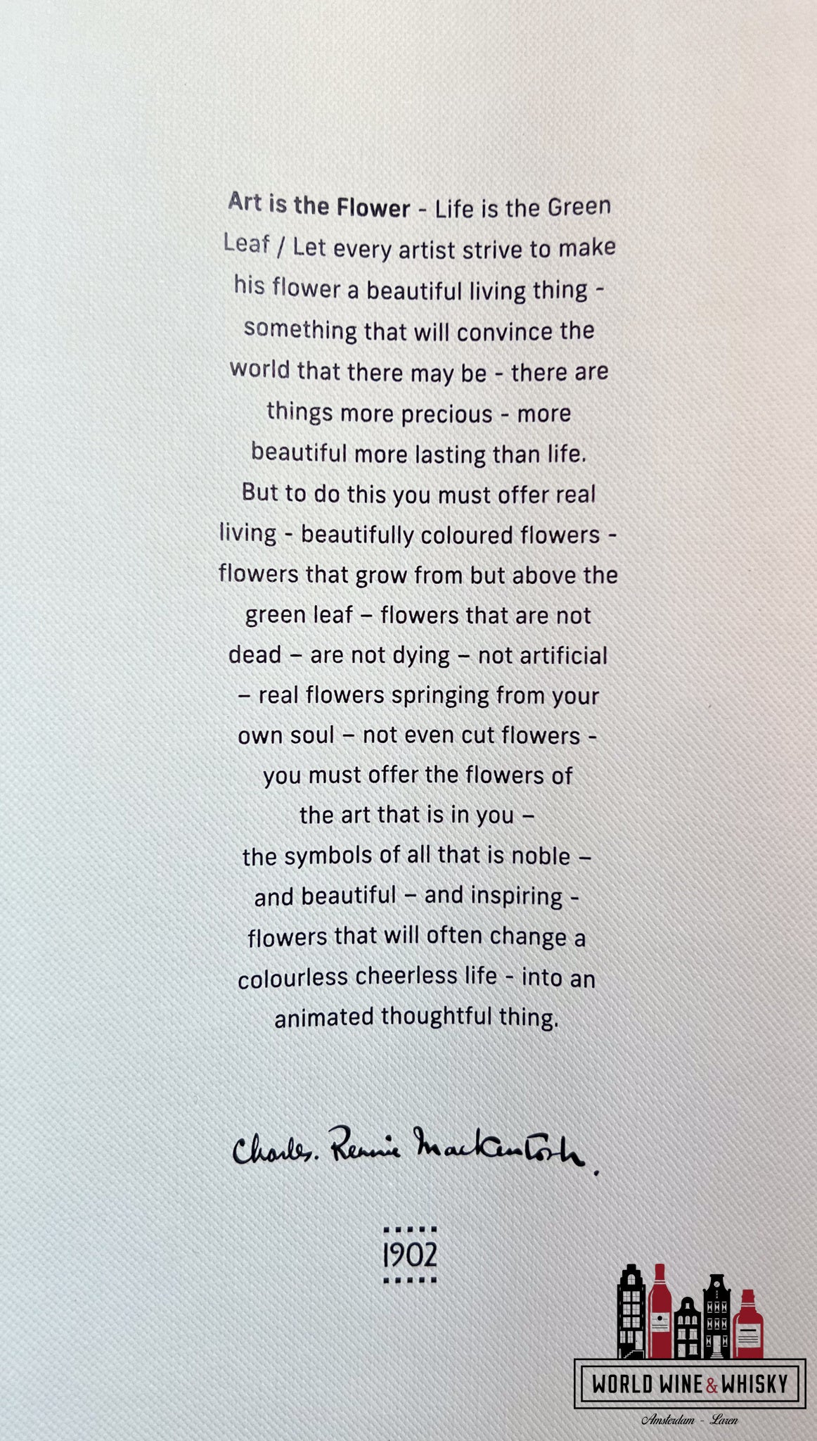 The Macallan 2024 - Art Is The Flower 50.4% - WORLD WINE WHISKY 