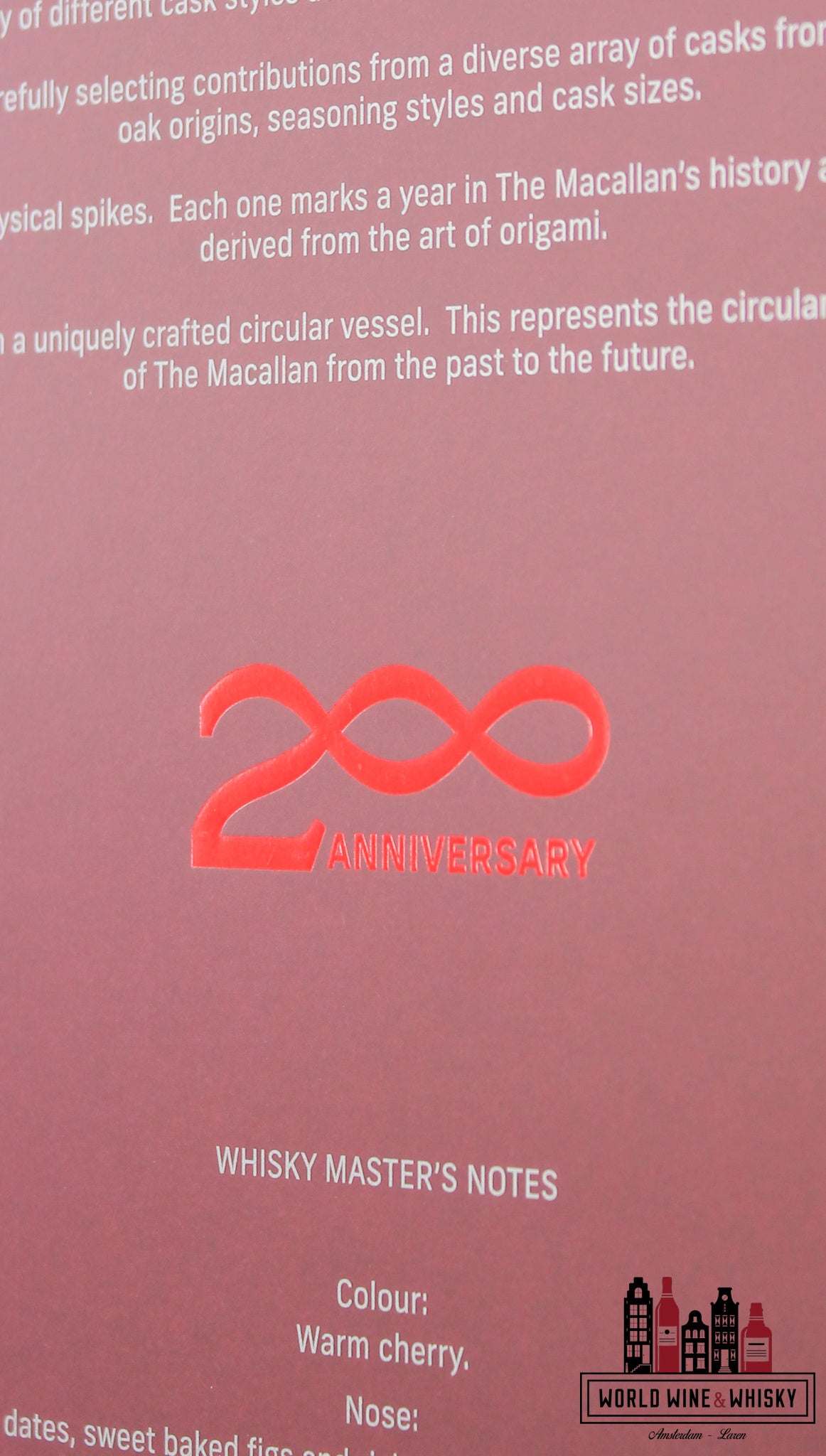 The Macallan 2024 Time : Space Mastery - 200th Anniversary 43.6% - WORLD WINE WHISKY 