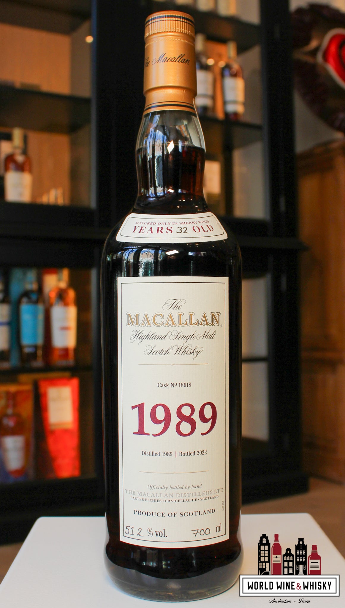 The Macallan 32 Years Old 1989 2022 - Fine & Rare 51.2% (1 of 664) - WORLD WINE WHISKY 
