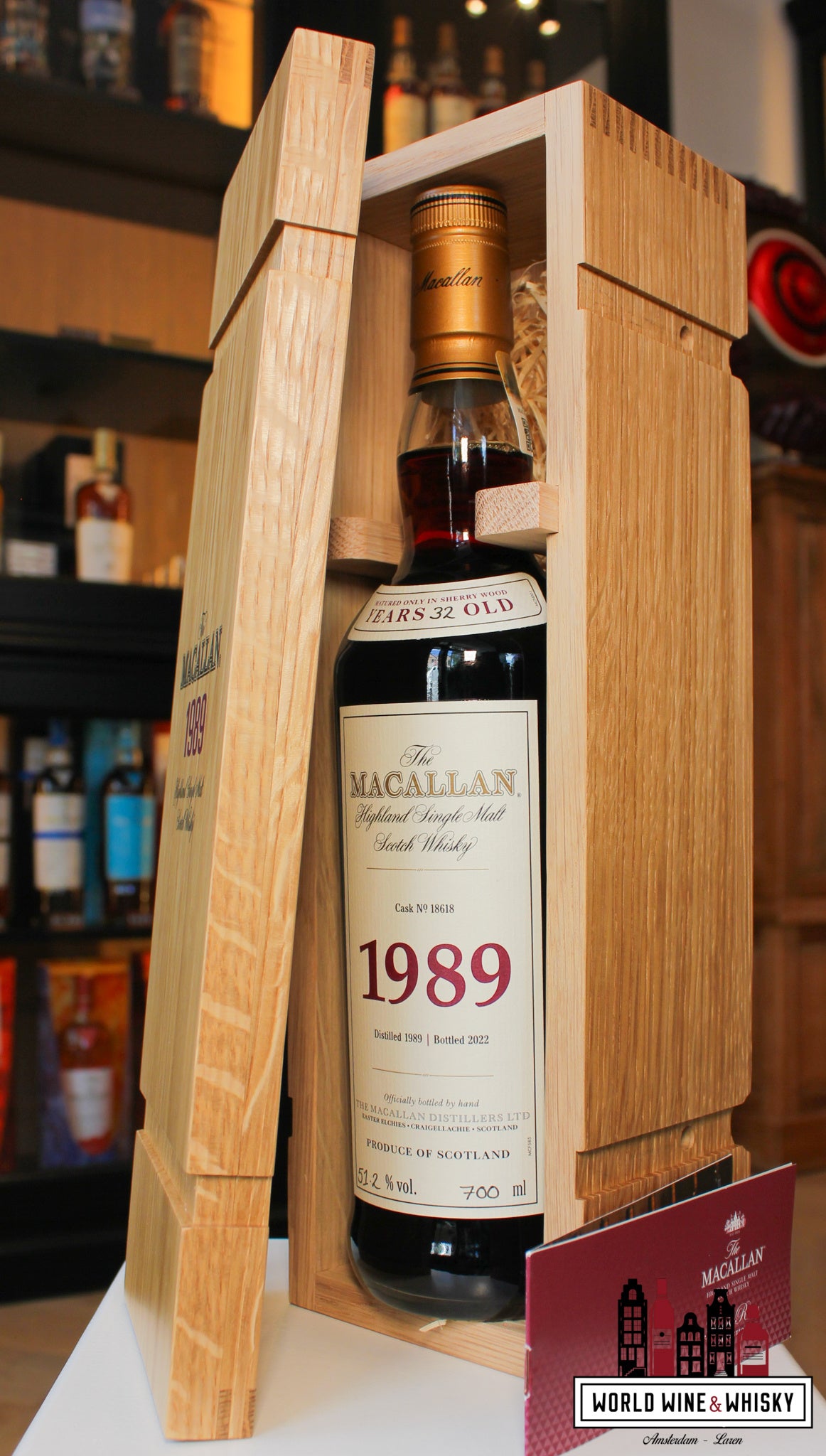 The Macallan 32 Years Old 1989 2022 - Fine & Rare 51.2% (1 of 664) - WORLD WINE WHISKY 