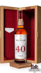 The Macallan 40 Years Old 2023 - The Red Collection 47.5% - WORLD WINE WHISKY 