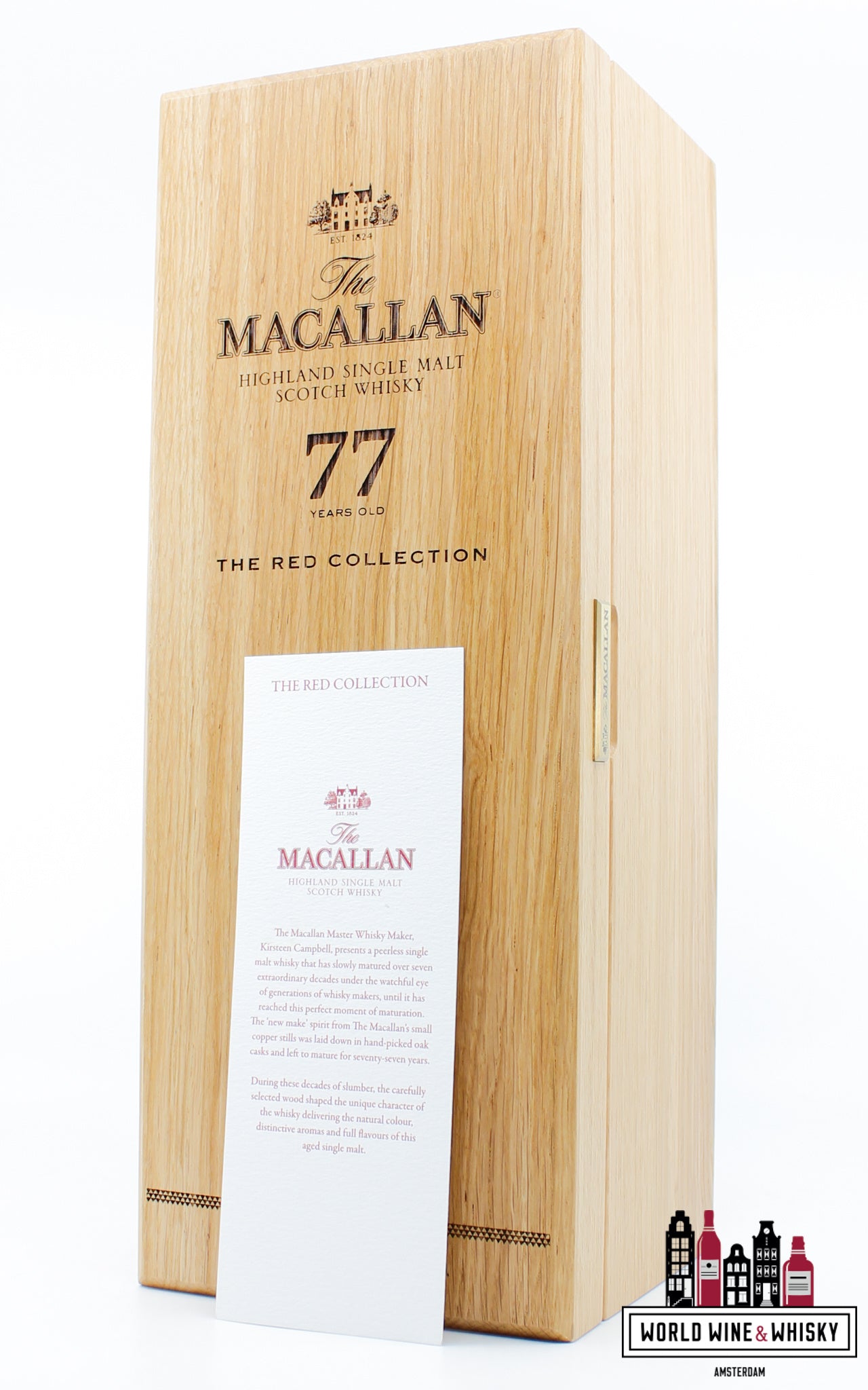 The Macallan 77 Years Old 2022 - The Red Collection 43.2% - WORLD WINE WHISKY 
