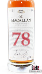 The Macallan 78 Years Old 2020 - The Red Collection 42.2% - WORLD WINE WHISKY 