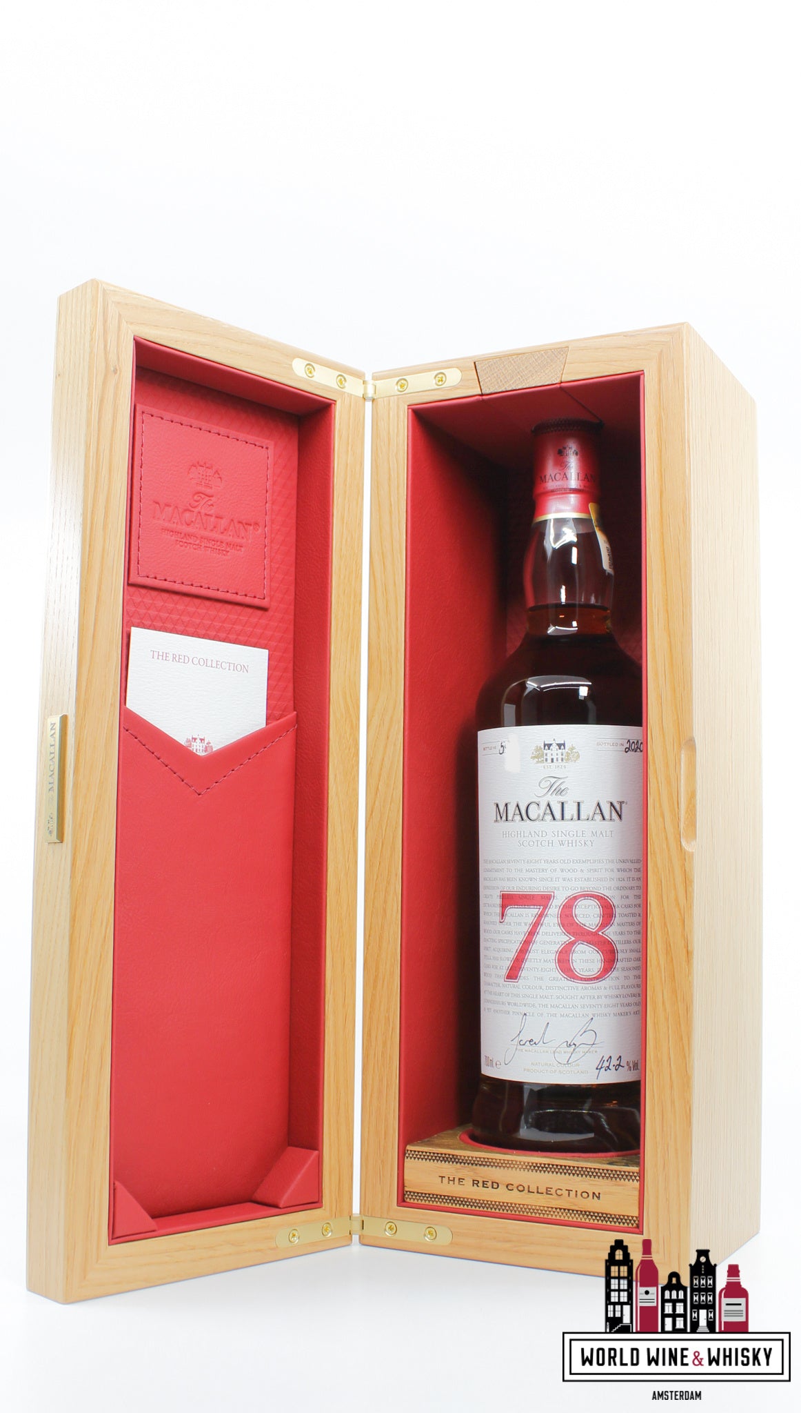 The Macallan 78 Years Old 2020 - The Red Collection 42.2% - WORLD WINE WHISKY 
