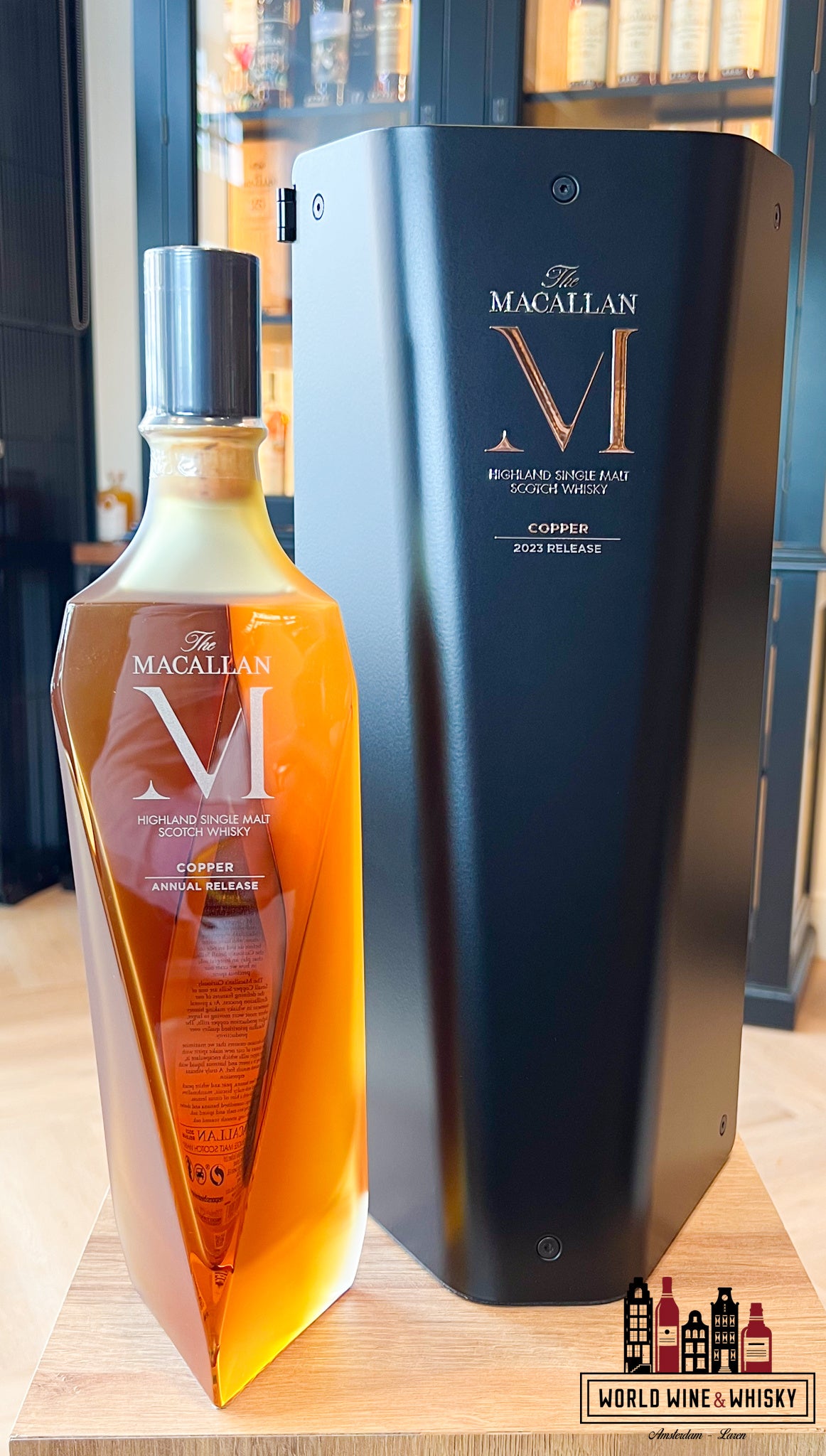 The Macallan M Copper Decanter 2023 42% - WORLD WINE WHISKY 