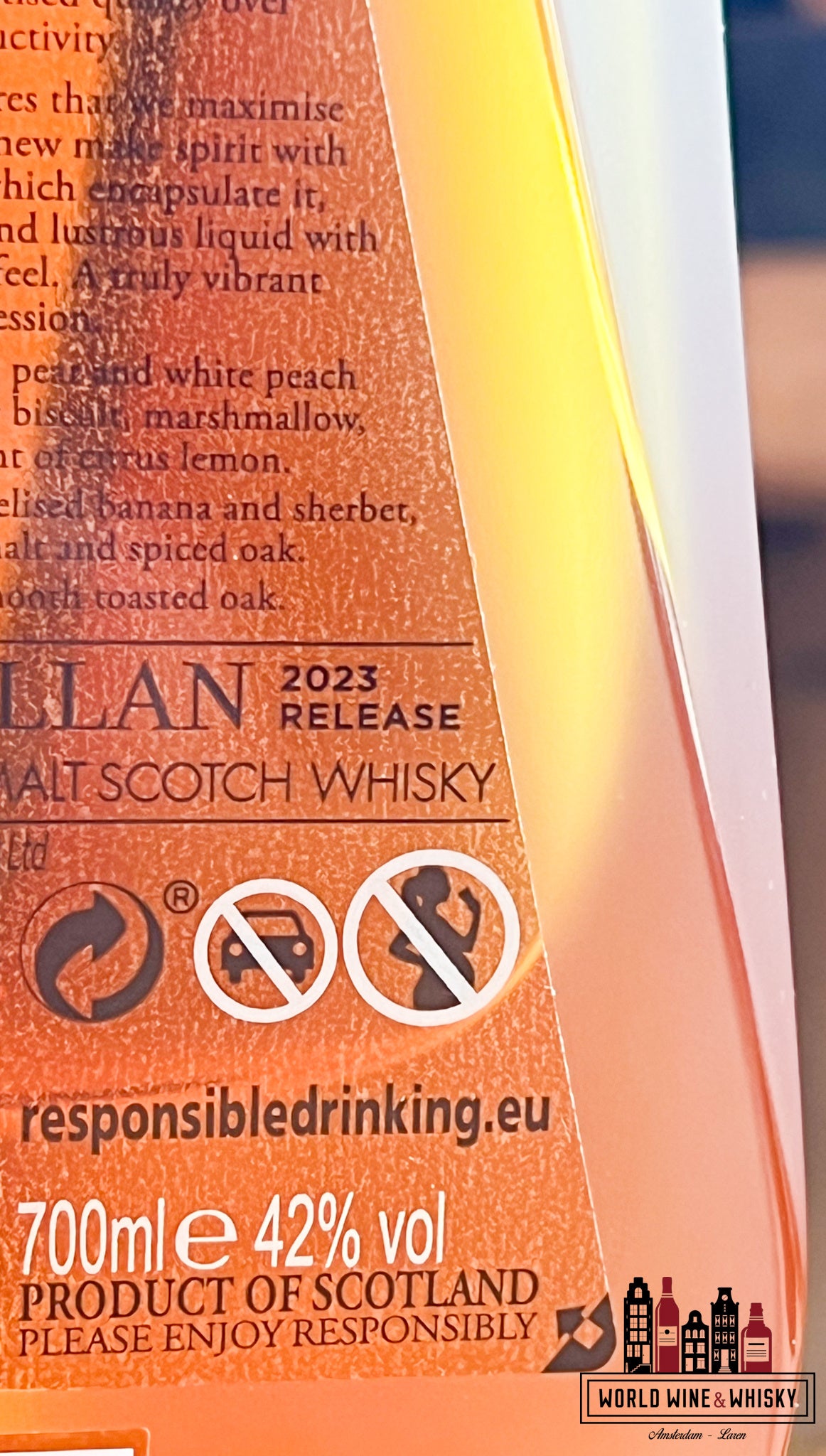 The Macallan M Copper Decanter 2023 42% - WORLD WINE WHISKY 