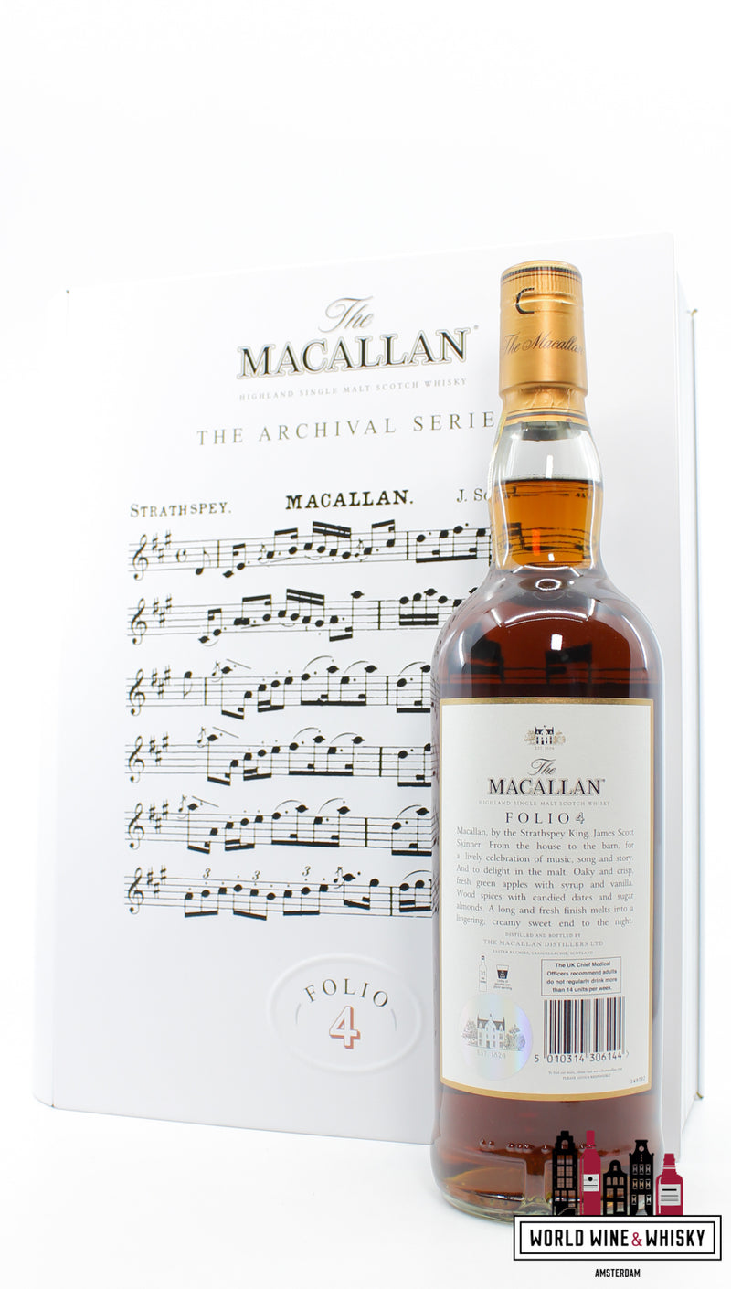 The Macallan The Archival Series - Folio 4 43% - WORLD WINE WHISKY 