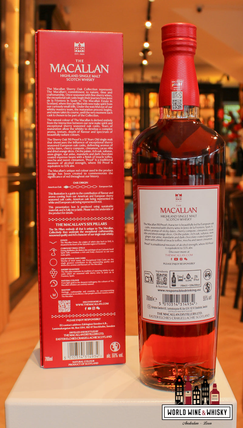 The Macallan 12 Years Old 2025 - 100 Proof whisky 55%  2 