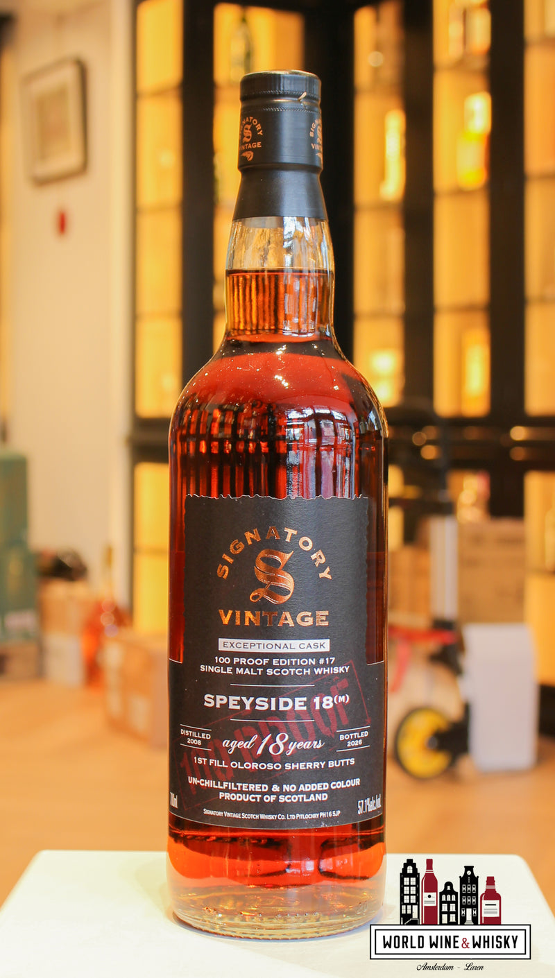 The Macallan 18 Years Old 2026 - Exceptional Cask - Signatory Vintage 57.1% whisky 1 