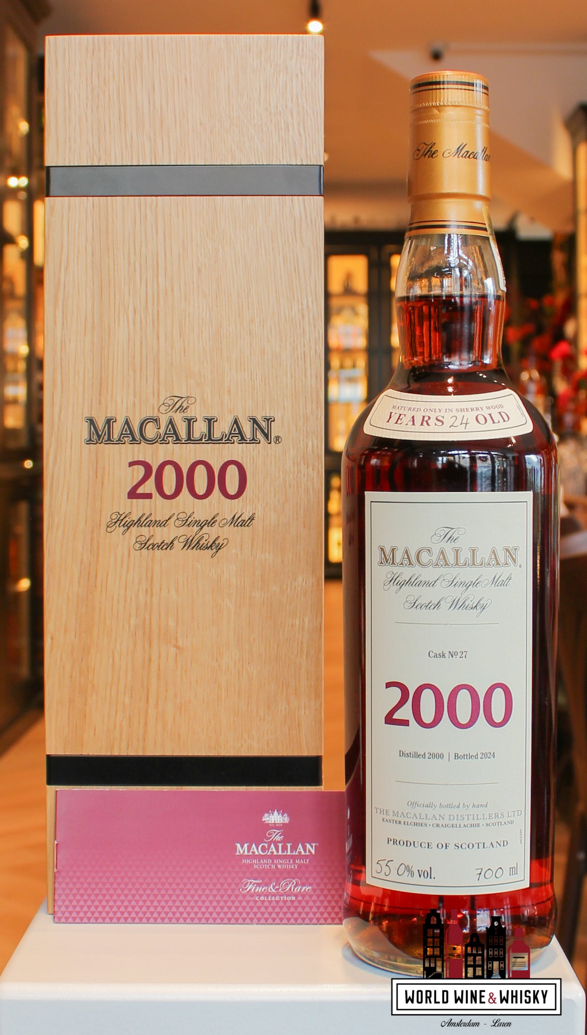The Macallan 24 Years Old 2000 2024 - Fine & Rare 55% Cask 27