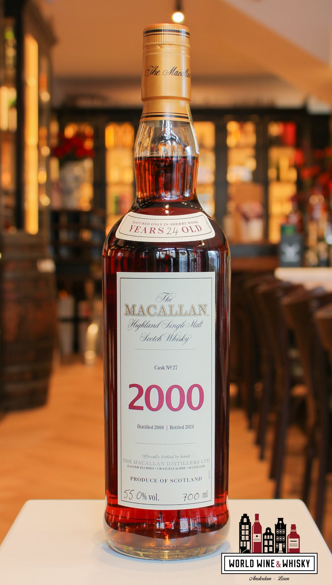 The Macallan 24 Years Old 2000 2024 - Fine & Rare 55% Cask 27