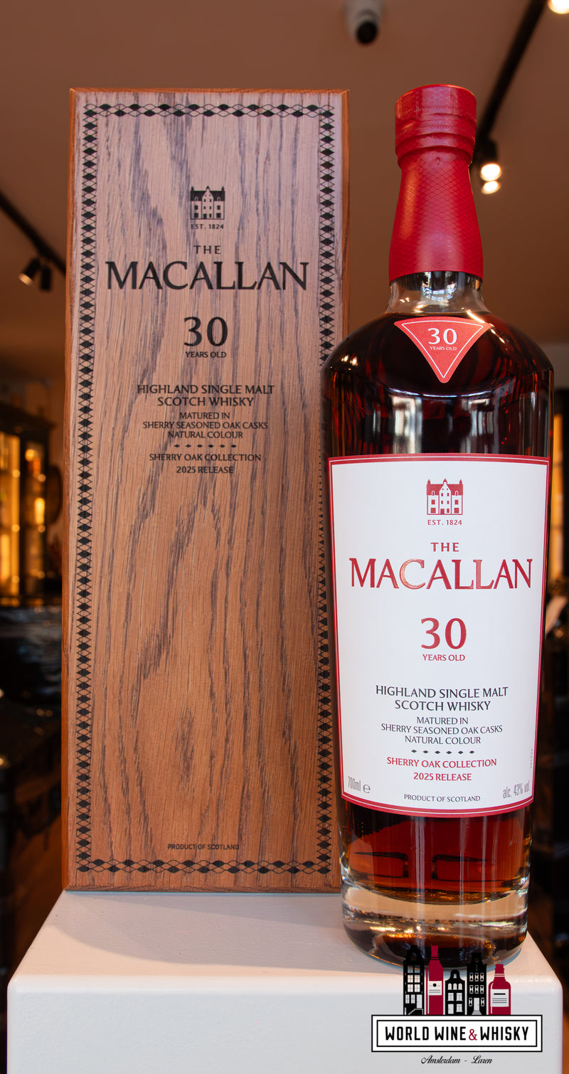 The Macallan 30 Years Old - Sherry Oak Collection - 2025 Release 43% 1 
