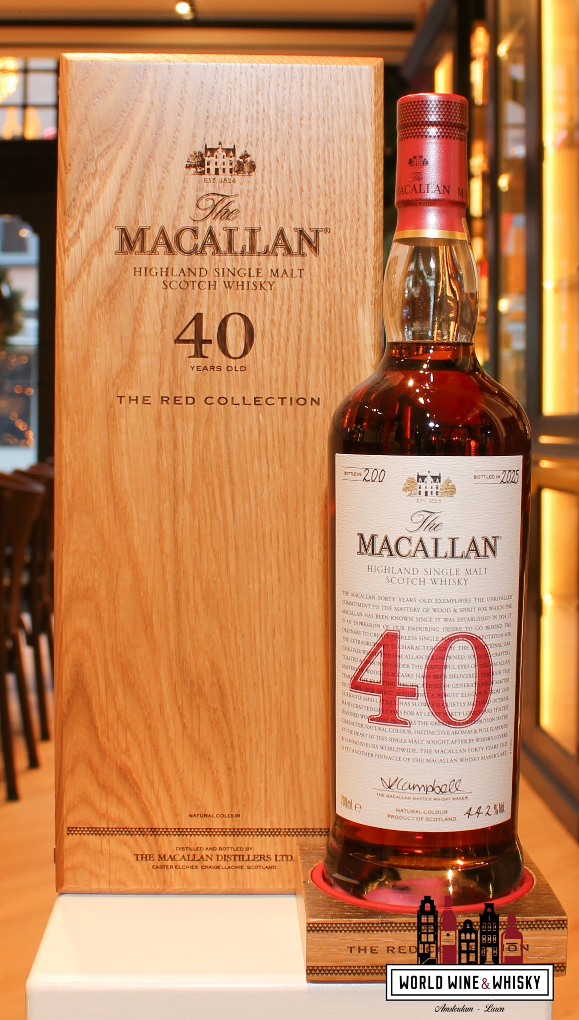 The Macallan 40 Years Old 2025 - The Red Collection 44.2% 1