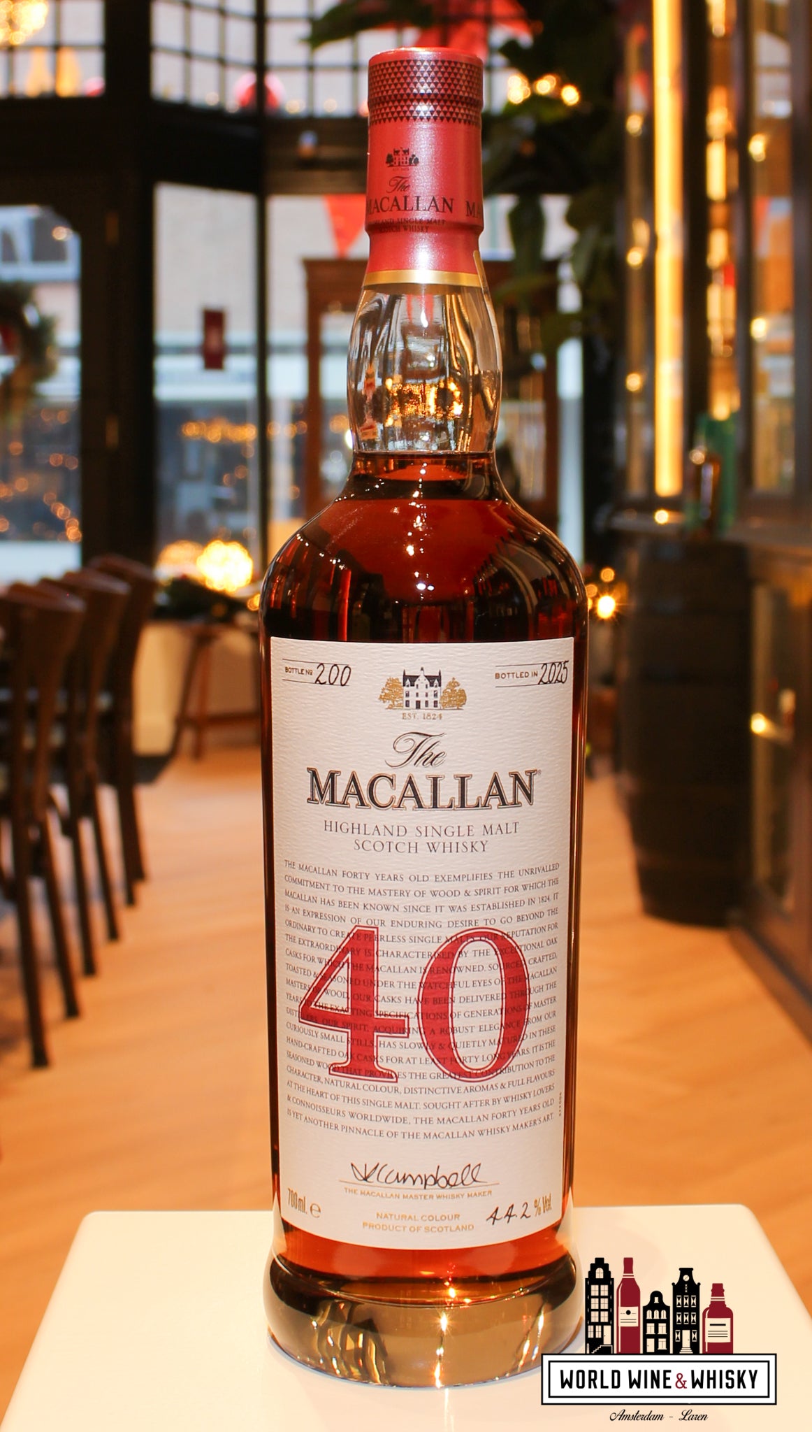 The Macallan 40 Years Old 2025- The Red Collection 44.2% | WORLD