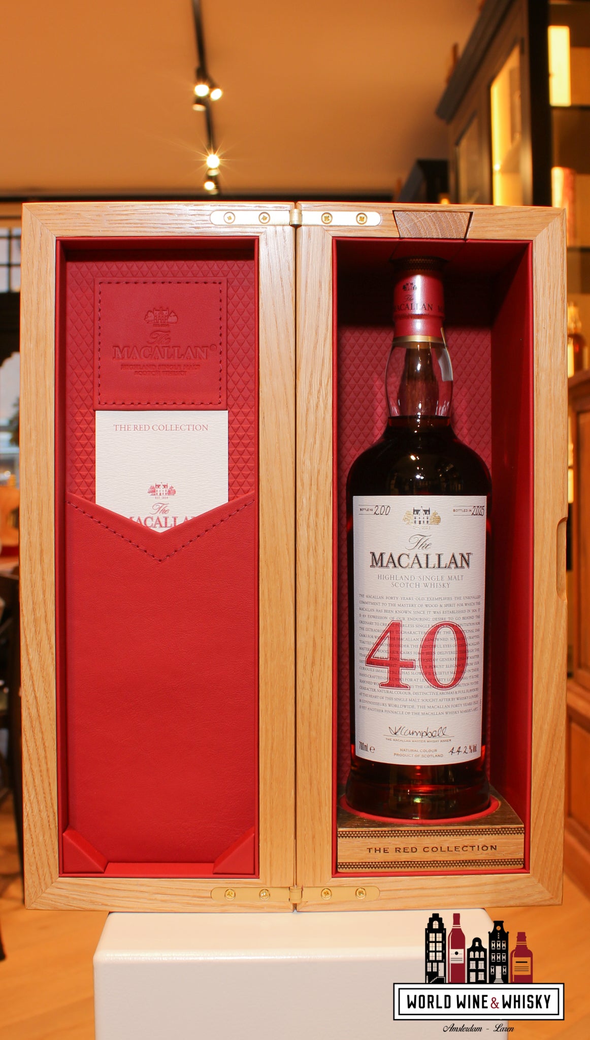 The Macallan 40 Years Old 2025 - The Red Collection 44.2% 6