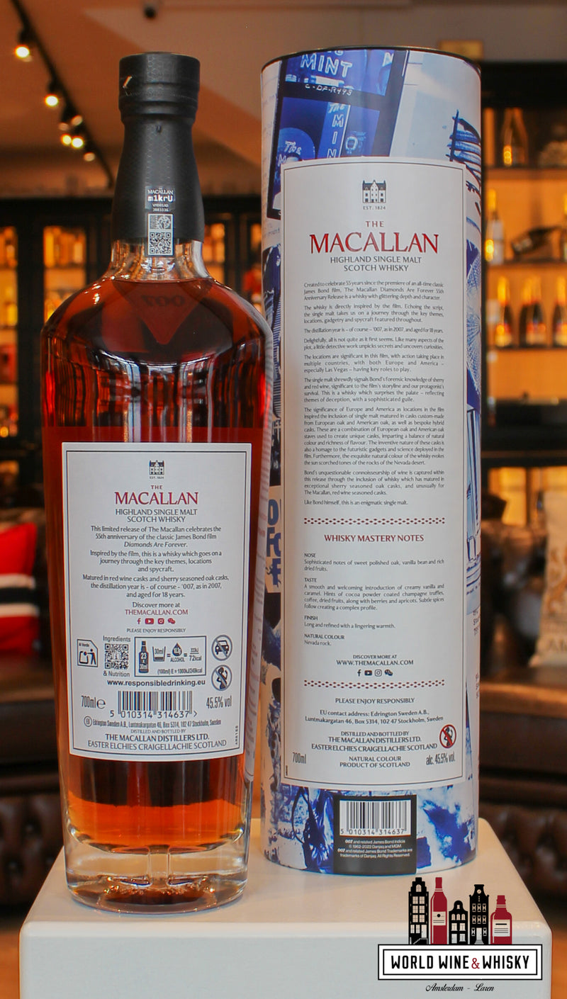 The Macallan Diamonds Are Forever 55th anniversary release 45.5% whisky