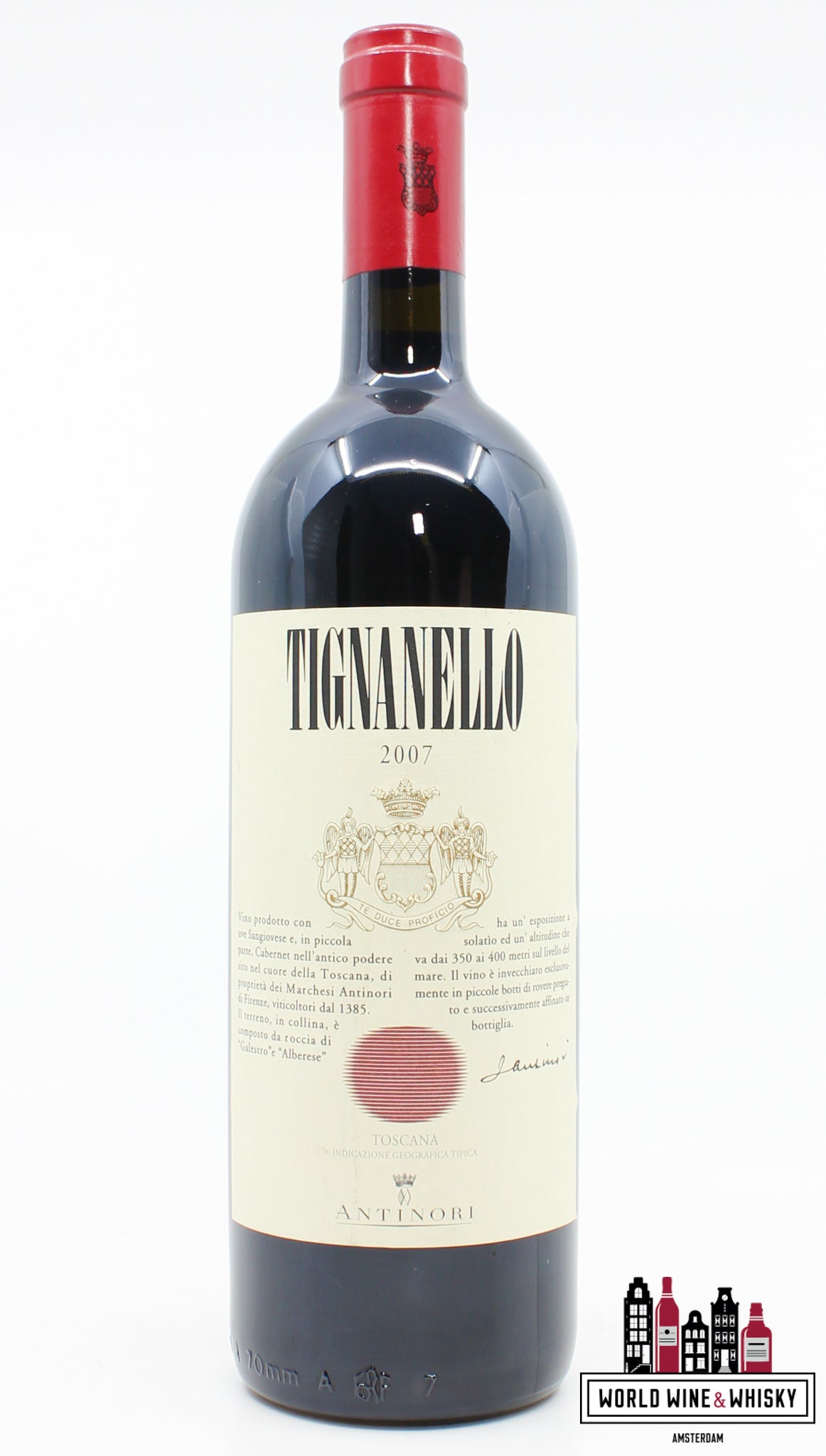 Tignanello 2007 - Marchesi Antinori - WORLD WINE WHISKY 