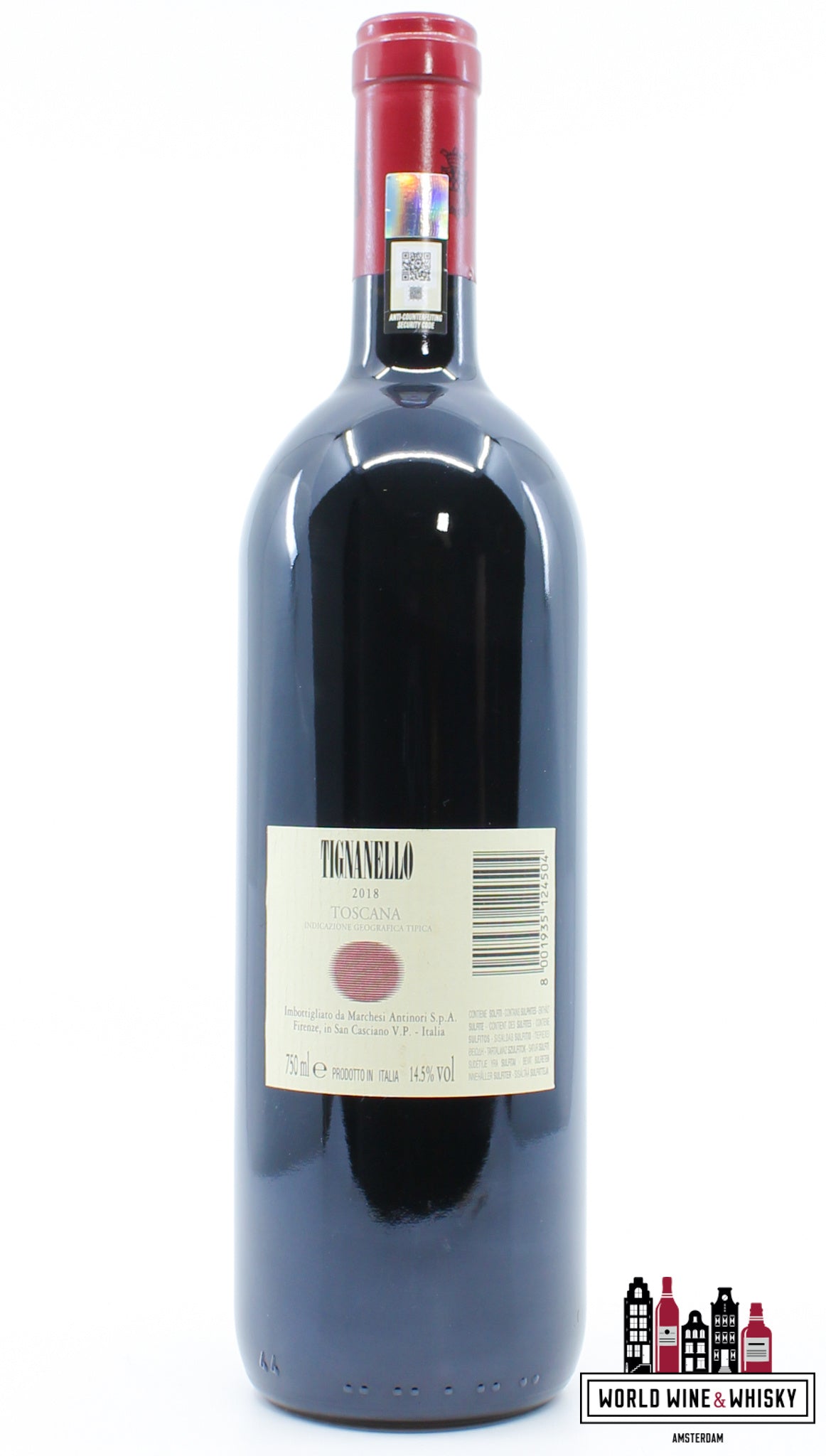 Tignanello 2018 - Marchesi Antinori (98 Parker Points) - WORLD WINE WHISKY 