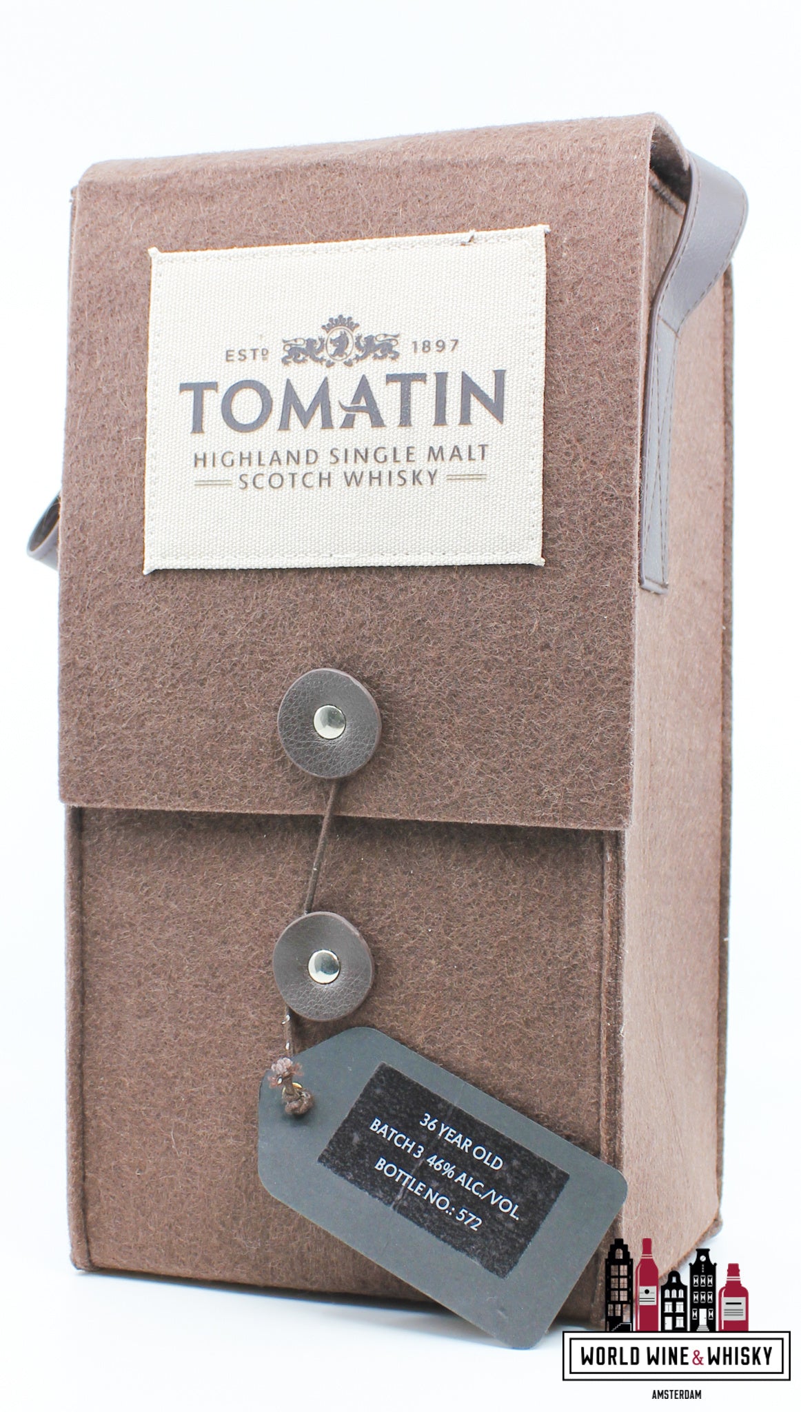 Tomatin 36 Years Old 2016 - Small Batch Release - Batch 3 46% (1 of 800) - WORLD WINE WHISKY 