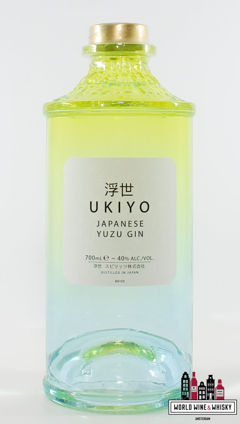Ukiyo Japanese Yuzu Gin 40% - WORLD WINE WHISKY 