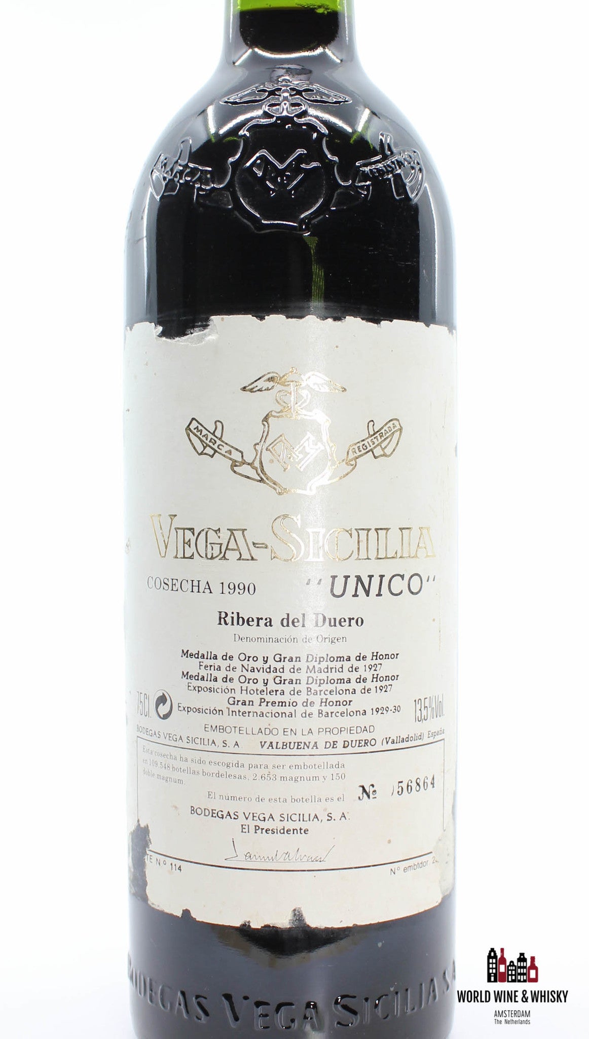 Vega Sicilia Unico - Ribera del Duero 1990 - WORLD WINE WHISKY 