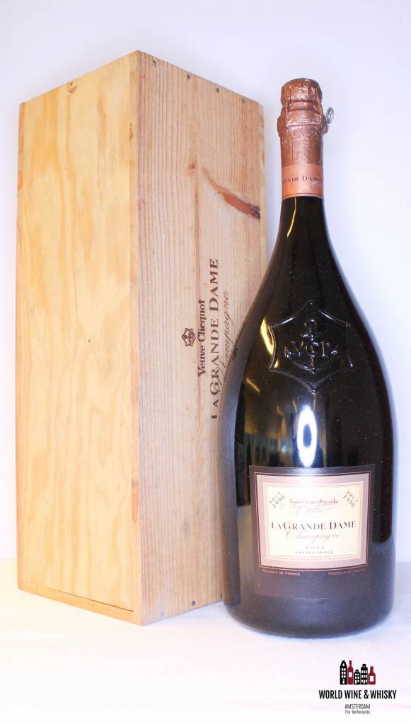 Veuve Clicquot Ponsardin - La Grande Dame Rosé 1990 Champagne Brut 3L (3000 ml) - WORLD WINE WHISKY 