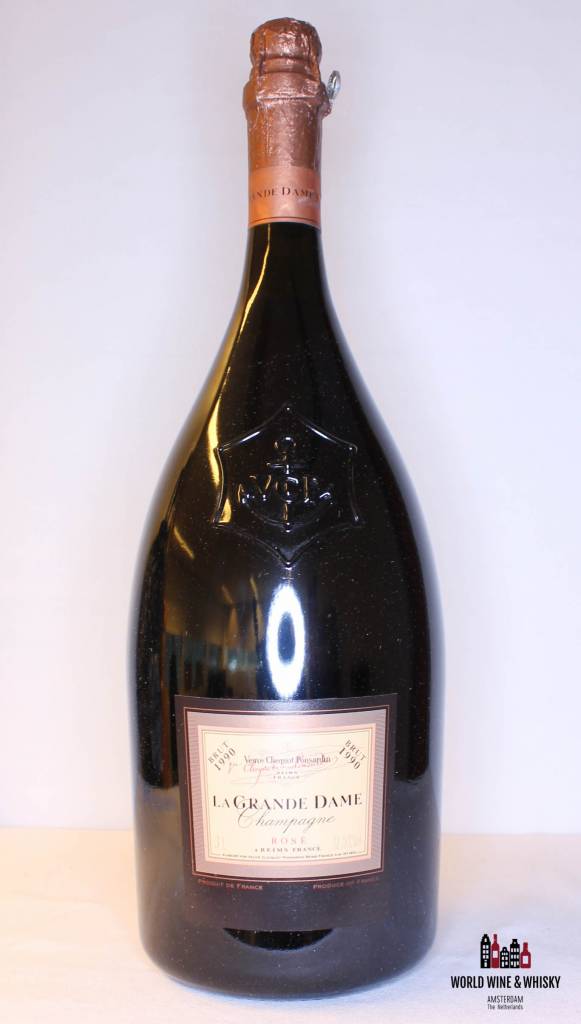 Veuve Clicquot Ponsardin - La Grande Dame Rosé 1990 Champagne Brut 3L (3000 ml) - WORLD WINE WHISKY 