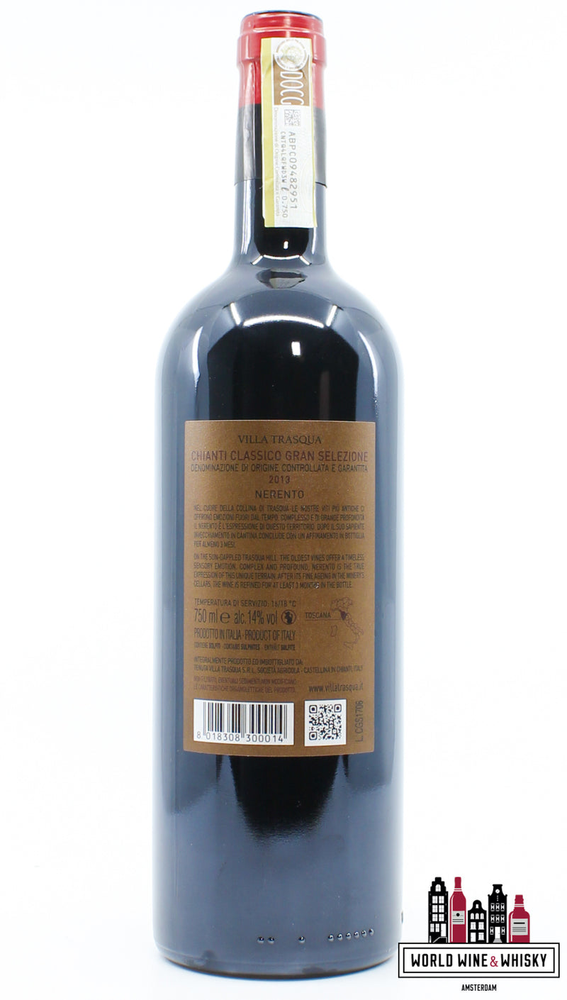 Villa Trasqua Nerento Chianti Classico Gran Selezione 2013 - WORLD WINE WHISKY 