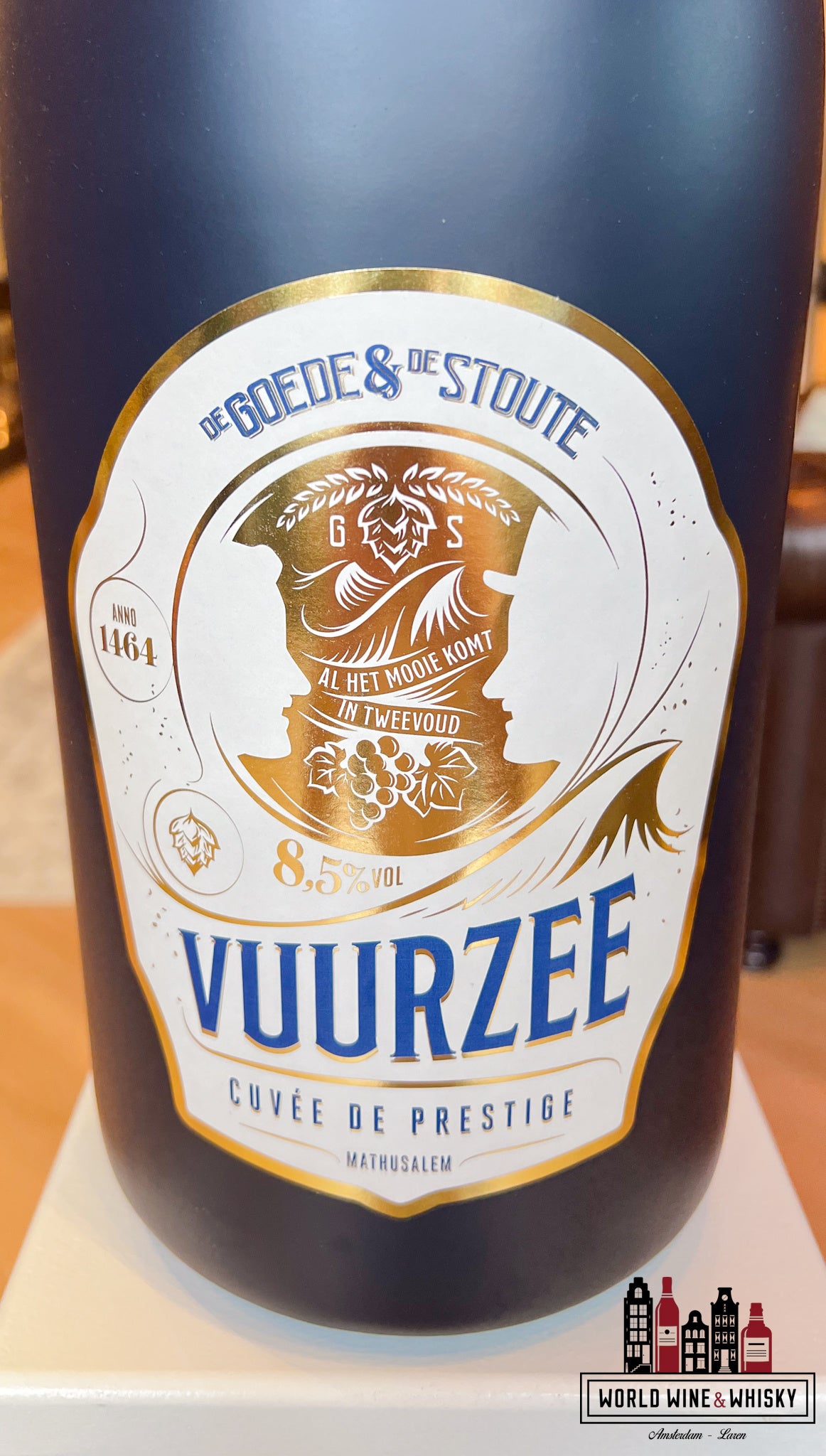 Vuurzee - de Goede en de Stoute - Cuvée de Prestige 8,5% XXL (6 liter) - WORLD WINE WHISKY 
