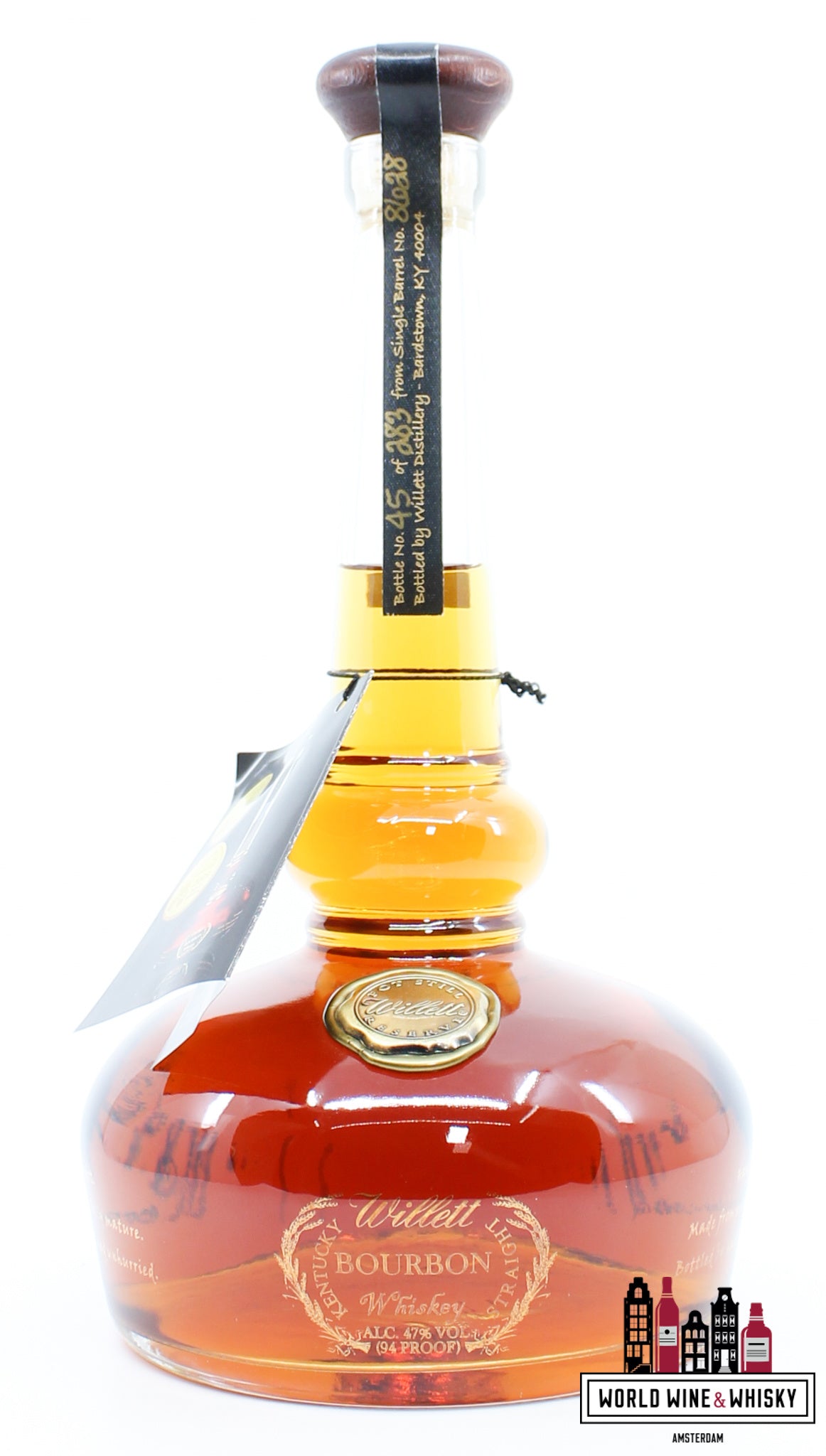 Willet - Barrel 8628 - Kentucky Straight Bourbon Whiskey 47% 94 Proof (1 of 283) - WORLD WINE WHISKY 