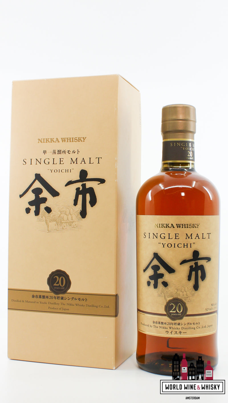 Yoichi 20 Years Old - Single Malt - Nikka Whisky 52% - WORLD WINE WHISKY 