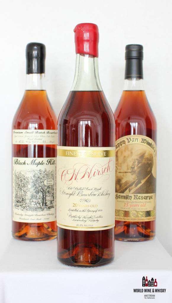 AH Hirsch 20 Years Old Spring 1974 Straight Bourbon Whiskey Red Wax 45,8%