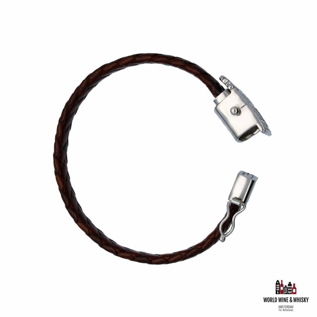 Luxe zilveren Amsterdams grachtenpand armband sieraad - Resident
