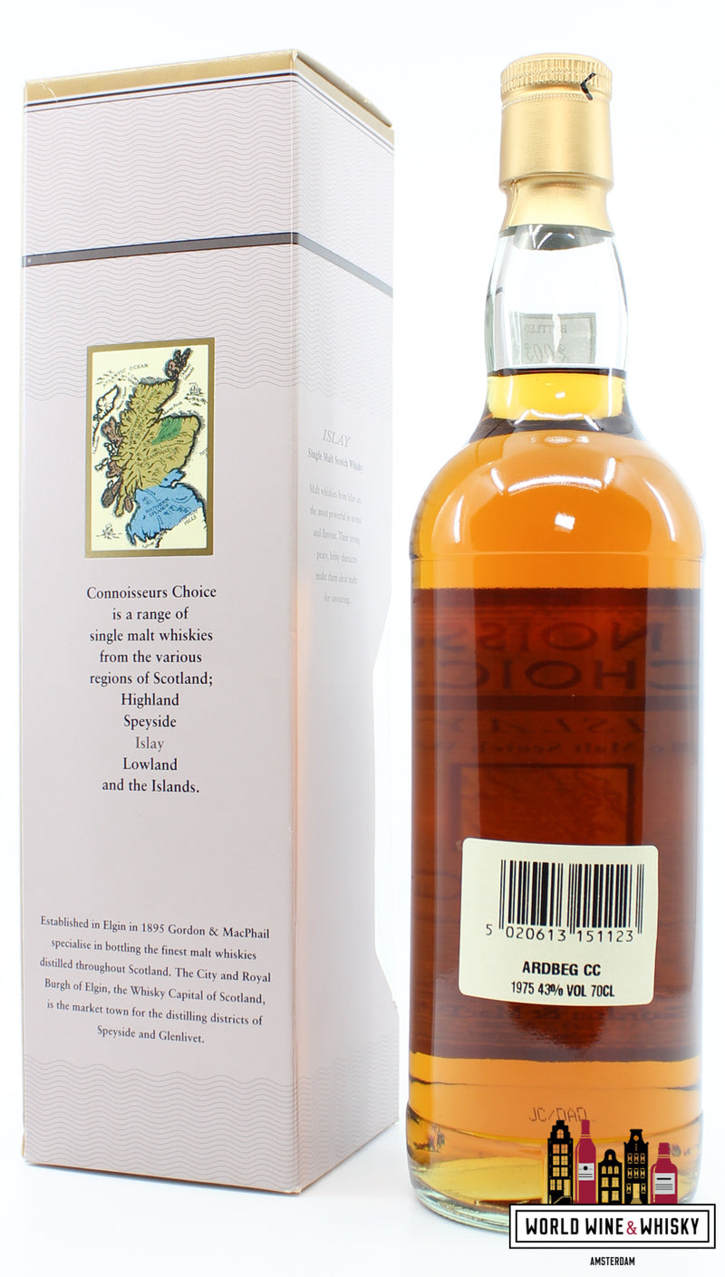 Ardbeg 1975 2003 - Keuze van de kenners - Gordon &amp; MacPhail - Nieuwe kaart 43%