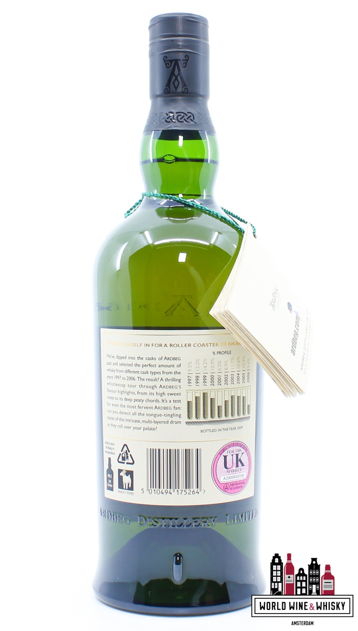 Ardbeg 2009 - Rollercoaster - Exclusieve 10-jarige jubileumcommissiebotteling 57,3% (1 van 12000)