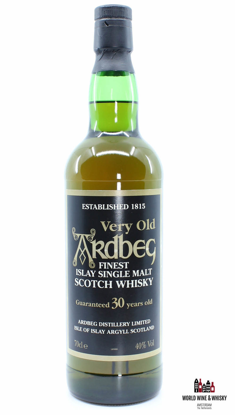 Ardbeg 30 jaar oud - Zeer oude Ardbeg - Gegarandeerd 30 jaar oud 40%